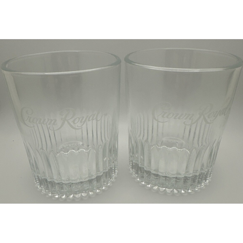 Crown Royal "Limited Edition" Established 1939 Set Of 2 Whiskey Rocks Glasses